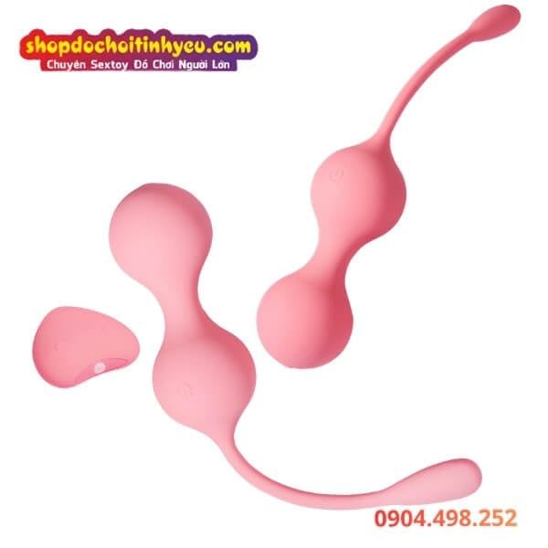 Bóng Tập Kegel Kèm Điều Khiển Rung Hình Trái Tim MISECRETS