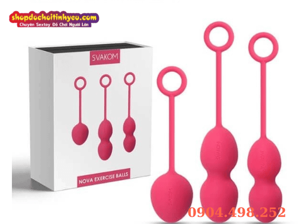Bộ bóng co bóp phục hồi cơ sàn chậu thu hẹp âm đạo SVAKOM