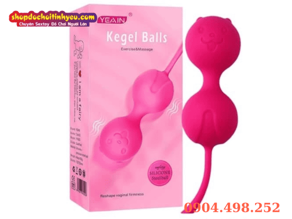 Bóng tập luyện se khít âm đạo hình gấu KEGEL BALLS