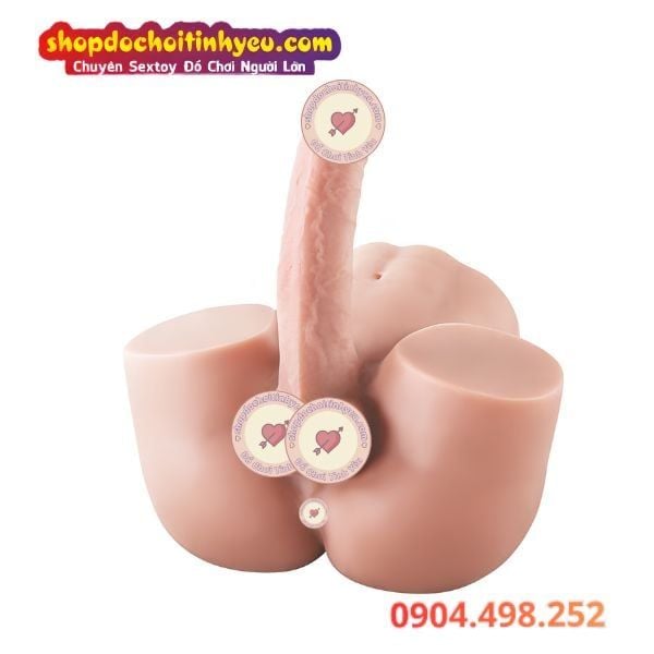 Búp bê bán thân nam giới mông căng tròn kèm dương vật giả