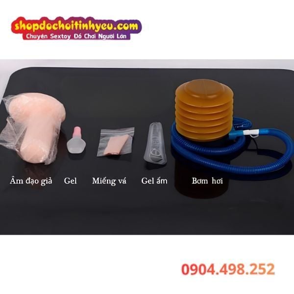 Búp bê bơm hơi bán thân phần dưới dáng chân quỳ cho nam HCM