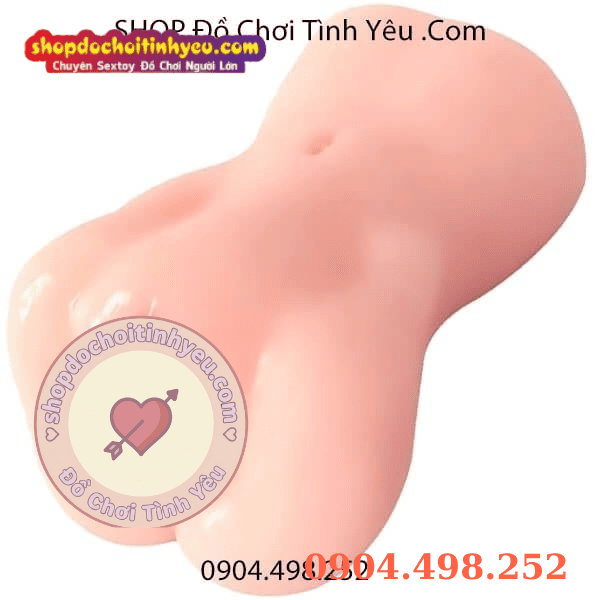 Búp Bê Nhỏ TPE Cầm Tay Âm Đạo Giả Chúm Chím Như Gái Mới Lớn