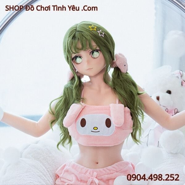 Búp Bê Tình Dục Anime Cô Em Nhỏ Nhắn Tóc Xanh Mắt To Hút Hồn
