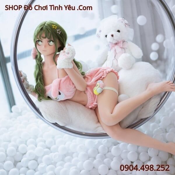 Búp Bê Tình Dục Anime Cô Em Nhỏ Nhắn Tóc Xanh Mắt To Hút Hồn