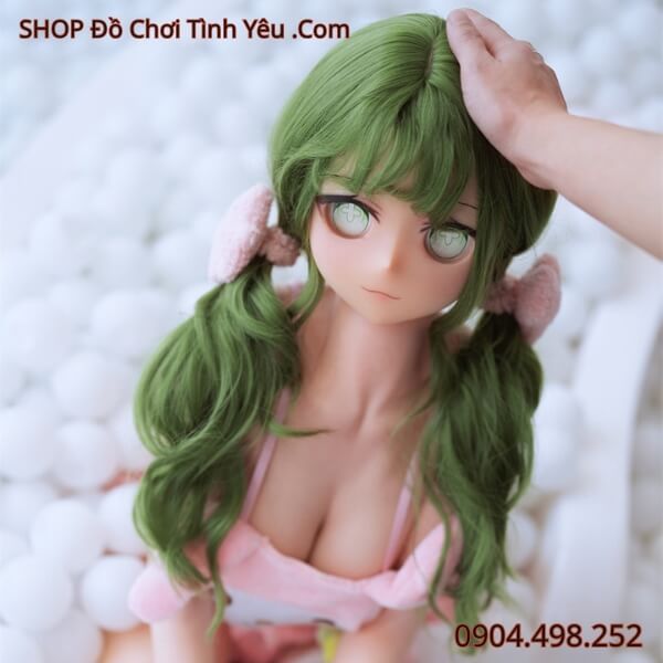 Búp Bê Tình Dục Anime Cô Em Nhỏ Nhắn Tóc Xanh Mắt To Hút Hồn