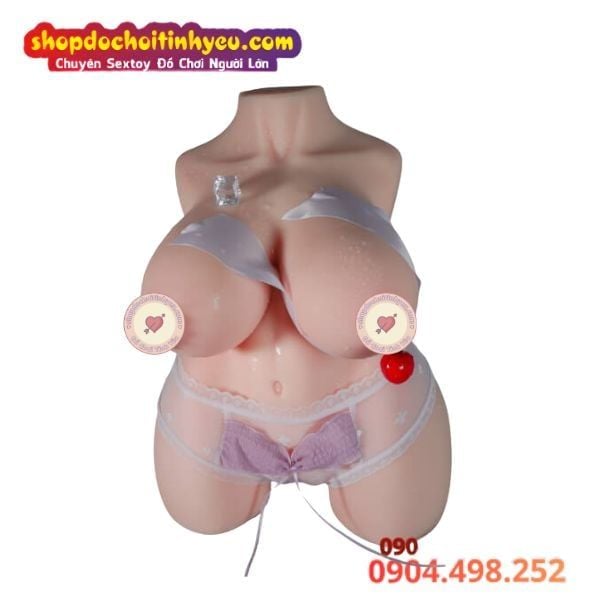 Búp Bê Tình Dục Bán Thân 4 Trong 1 Có Cặp Ngực Khủng Nở Hoa