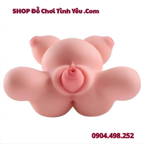 Búp Bê Tình Dục Bán Thân Mang Thai Thiết Kế 4 Lỗ Lòi Tử Cung