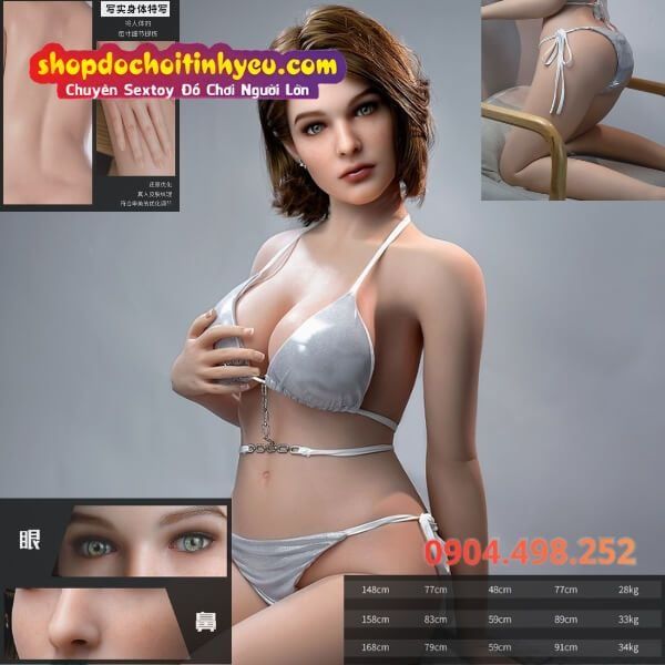 Búp Bê Tình Dục Châu Âu Nàng Tây Dâm Loạn Mặc Bikini Ánh Kim