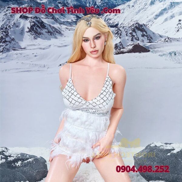 Búp Bê Tình Dục Châu Âu Nữ Hoàng Băng Giá Tóc Vàng Siêu Dâm