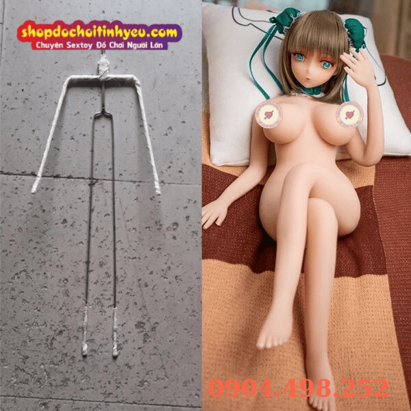 Búp bê tình dục cô nàng hầu gái màu xanh tí hon xinh đẹp