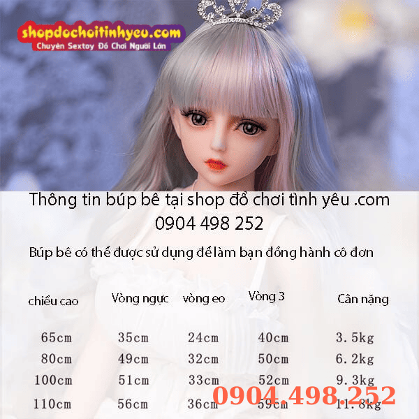 Búp bê tình dục công chúa nhỏ anime hoạt hình mini giá rẻ