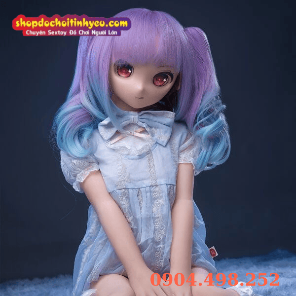 Búp bê tình dục Dollfie BJD mô hình anime mắt to tóc dài tím