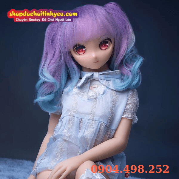 Búp bê tình dục Dollfie BJD mô hình anime mắt to tóc dài tím