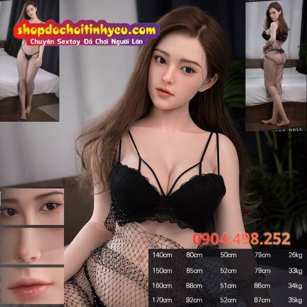 Búp Bê Tình Dục Khỏa Thân Nữ Tình Nhân Váy Lưới Khoe Body