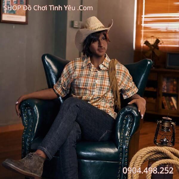 Búp Bê Tình Dục Nam Da Đen Gã Cao Bồi Khiến Các Nàng Say Mê