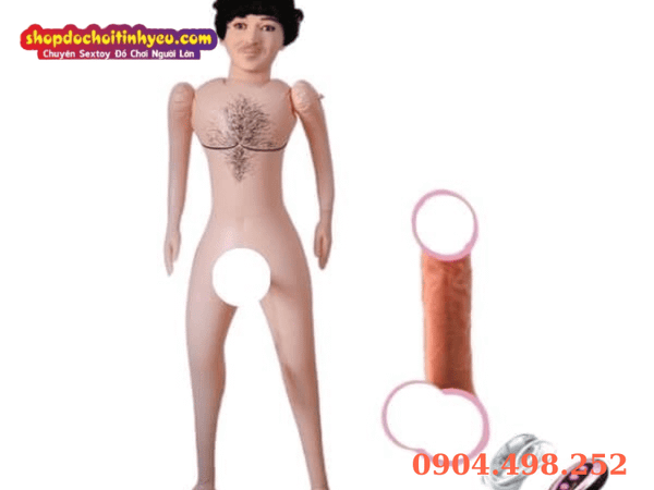 Sản phẩm bơm hơi thiết kế hình thể nam trung niên