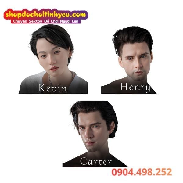 Búp Bê Tình Dục Silicon Cao Cấp Nam 6 Múi Điển Trai KEVIN