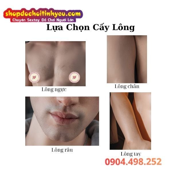 Búp Bê Tình Dục Silicon Cao Cấp Nam 6 Múi Điển Trai KEVIN
