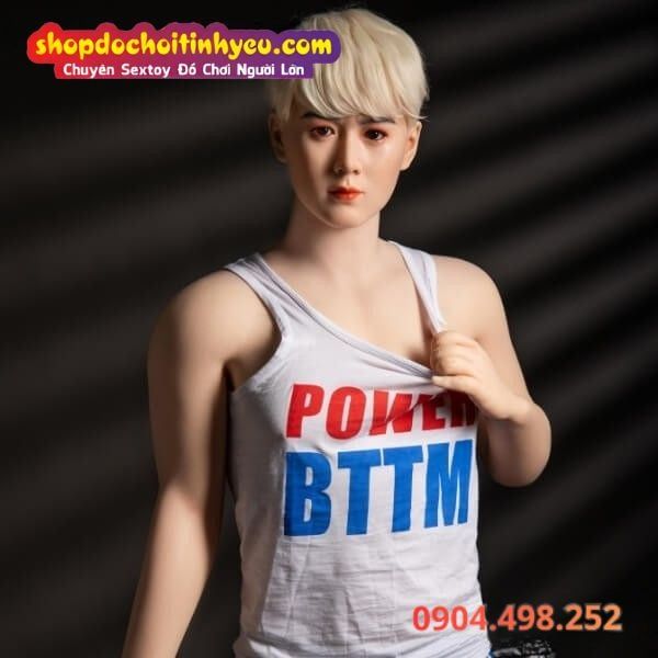 Búp Bê Tình Dục Silicone Trai Đẹp Tóc Vàng Gợi Dục Táo Bạo