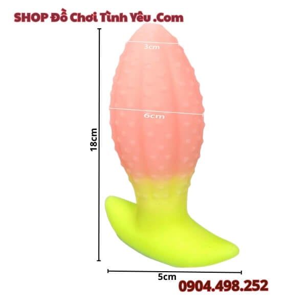 Buttplug Chặn Hậu Môn Có Gai Nổi Li Ti Ma Sát Tạo Cực Khoái