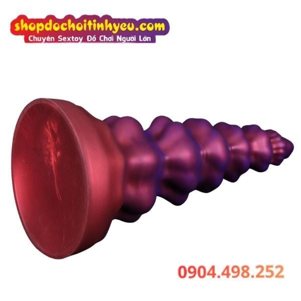 Buttplug Nhét Lỗ Nhị Thiết Kế Dạng Xoắn Ốc Nhiều Kích Thước