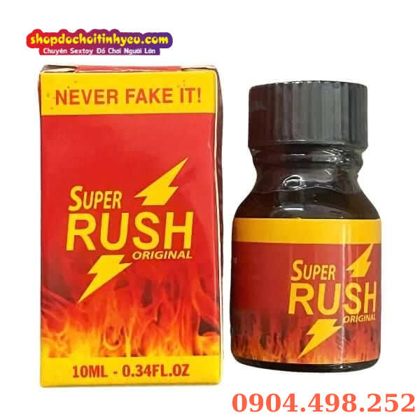 Popper Super Rush mạnh mẽ, giảm đau và tăng hưng phấn