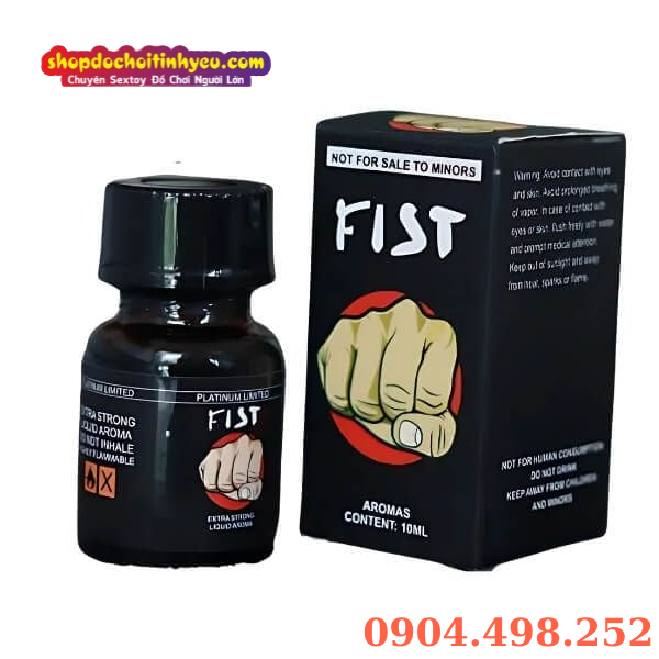 Popper Fist mạnh cực độ, giãn cơ sâu và tăng hưng phấn nhanh
