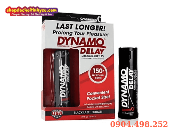 Chai Xịt DYNAMO DELAY BLACK