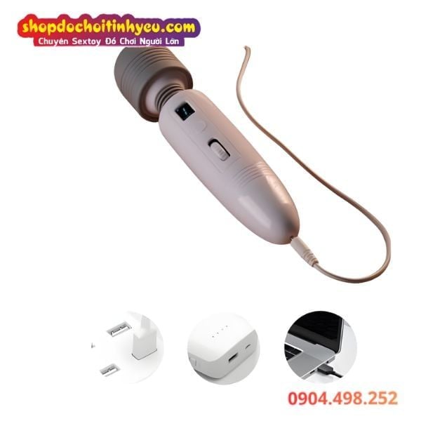 Chày Rung Mạnh 10 Tần Số Kích Thích Sâu Kèm Tỏa Nhiệt SOUMA