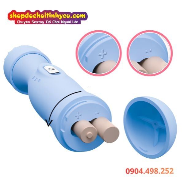 Chày Rung Mini Đầu To Có Hạt Nổi Kích Thích Mạnh Mẽ HI AV BAR
