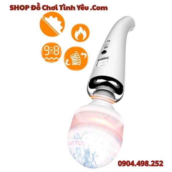 Chày Rung Tình Yêu AV Đa Chế Độ Kèm Tỏa Nhiệt Thông Minh