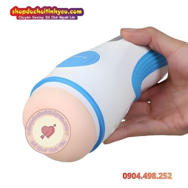 Cốc Âm Đạo Giả Rung Rên Kẹp Hút Co Bóp Massage Dương Vật