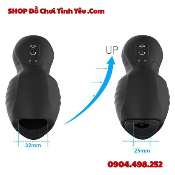Cốc Tập Thủ Dâm Rung Hút Đầu Dương Vật Đa Chế Độ TRAINER