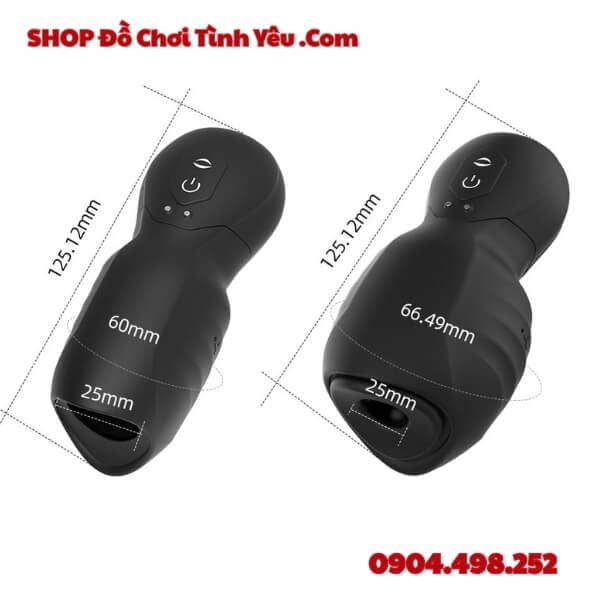 Cốc Tập Thủ Dâm Rung Hút Đầu Dương Vật Đa Chế Độ TRAINER