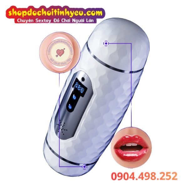 Cốc Thủ Dâm 2 Đầu Miệng Âm Đạo Rung Làm Ấm Kèm Phát Âm Rên Rỉ