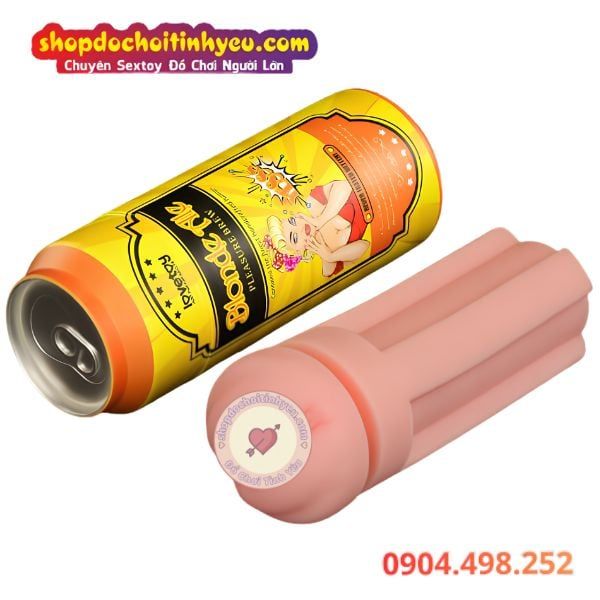 Âm đạo Lovetoy nguỵ trang cốc lon cầm tay cho nam thủ dâm