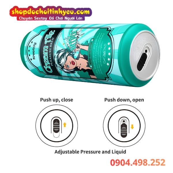 Âm đạo Lovetoy nguỵ trang cốc lon cầm tay cho nam thủ dâm