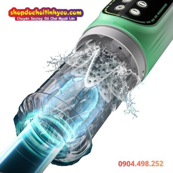 Cốc Thủ Dâm Đa Chức Năng Tích Hợp Liếm Hút Dương Vật Cực Phê