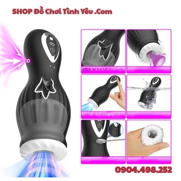 Cốc Thủ Dâm Liếm Mút Kích Thích Đầu Dương Vật DRAGON LICK