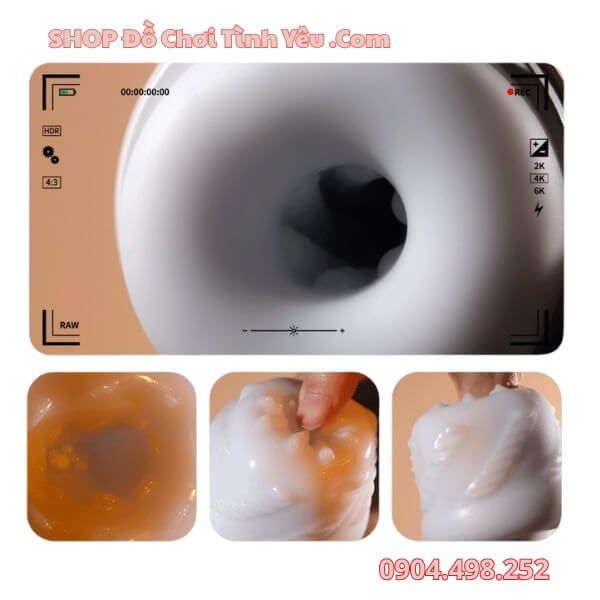 Cốc Thủ Dâm Phi Hành Gia Rung Hút Tương Tác AI Điều Khiển APP