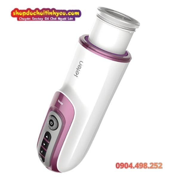 Cốc Thủ Dâm Rung Thụt Tự Động Sưởi Ấm Phát Âm Thanh LETEN
