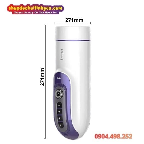 Cốc Thủ Dâm Rung Thụt Tự Động Sưởi Ấm Phát Âm Thanh LETEN