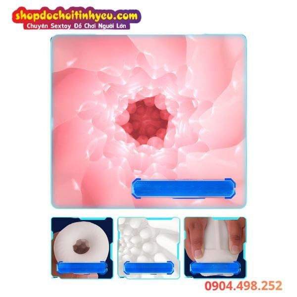 Cốc Thủ Dâm Rung Mút Co Giãn Có Làm Ấm Kèm Rên Rỉ SNAIL CUP