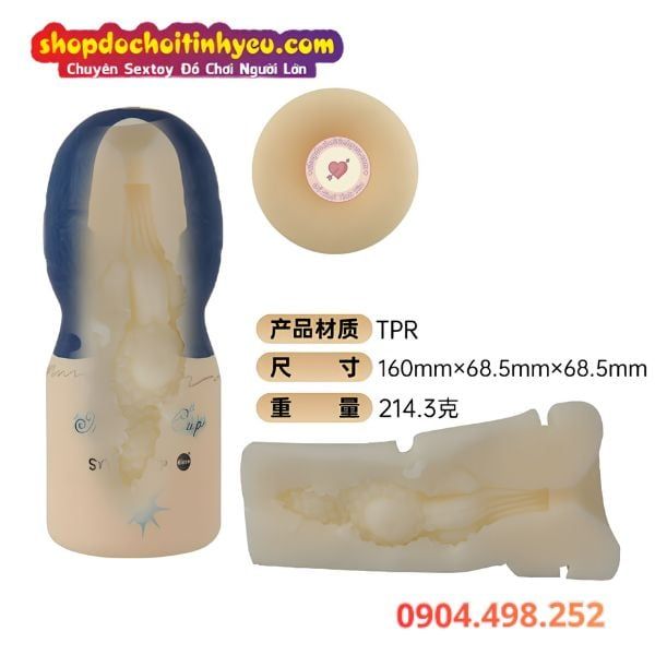 Cốc thủ dâm Snail Mermaid Cup điều chỉnh khí hút bằng tay