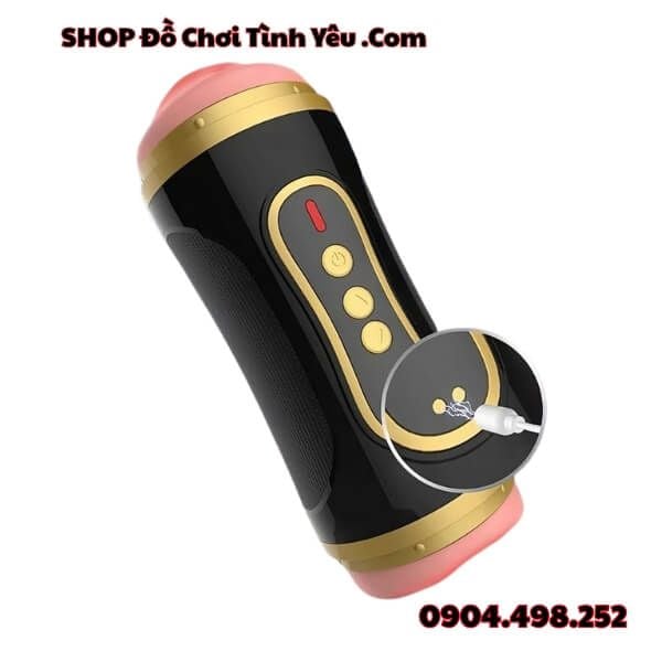 Cốc Thủ Dâm Tự Động Hai Đầu Miệng Và Âm Đạo Rung Hút Lên Đỉnh