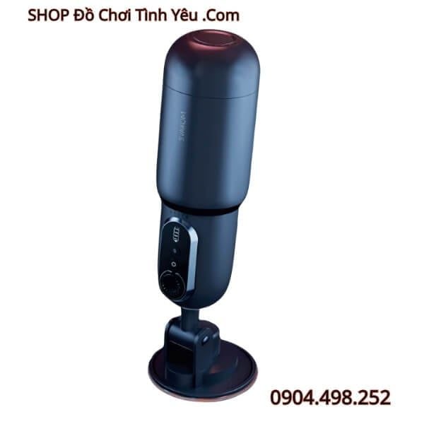 Cốc thủ dâm gắn tường&nbsp;rung xoay thụt 2 chiều