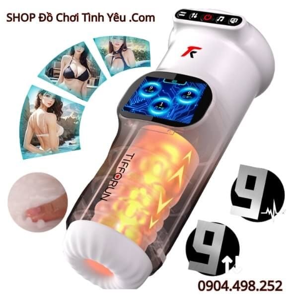 Cốc Thủ Dâm Tự Động Kèm Màn Hiển Thị Có Điều Khiển App UFO