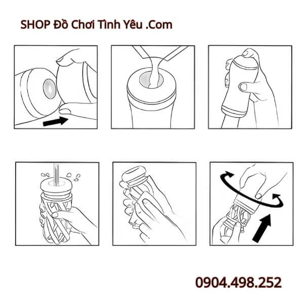 Cốc Tự Sướng Tùy Chỉnh Lực Hút Mạnh Nhẹ Bằng Tay SNAIL CUP