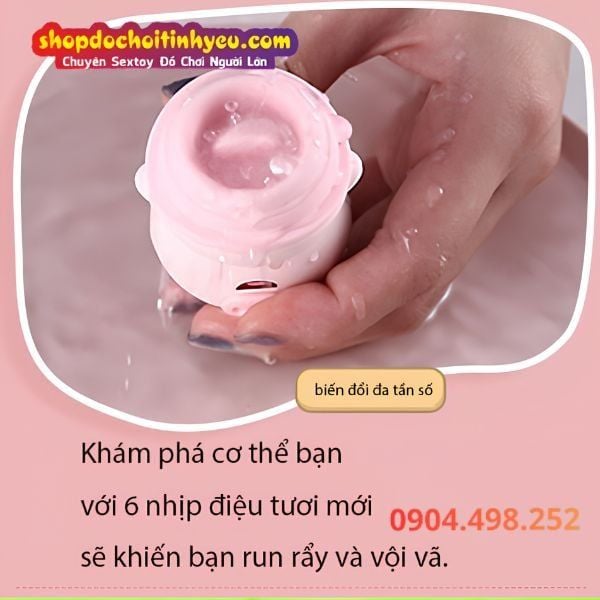 Con lợn lưỡi liếm âm đạo massage điểm G cho nữ đa chức năng