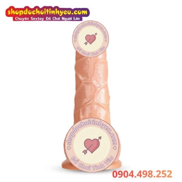 Cu giả không rung có đế hít tường TPE đủ size giá rẻ cho nữ